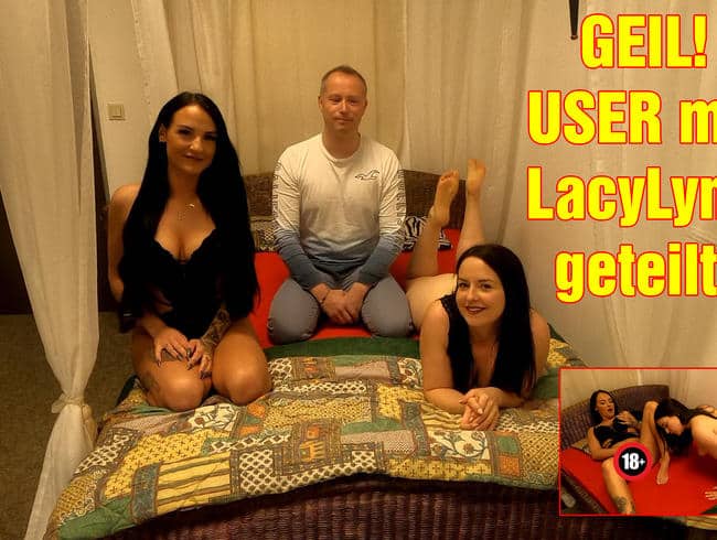 EmmaSecret & LacyLynn share a cock