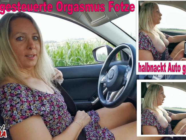 Half naked & remote controlled on the Autobahn with Annabel Massina