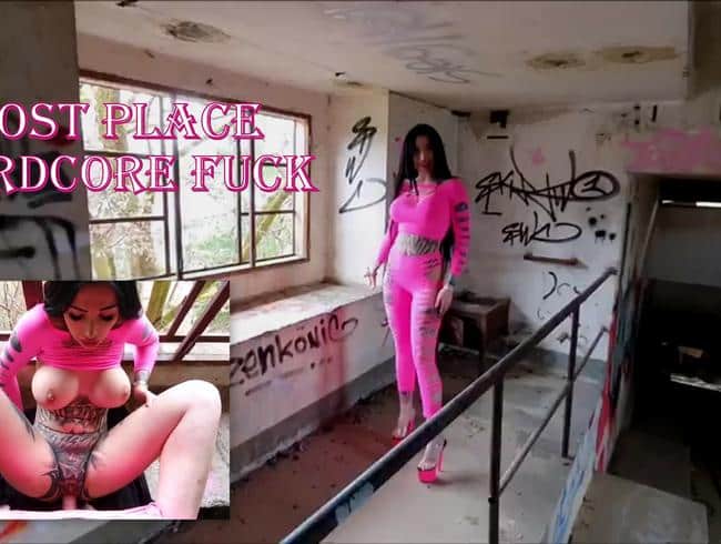 Hard fuck at Lost Place with JENNA SWHITE