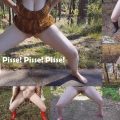 Slut pissing in the forest (MandyReal)