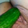 Schwarzegraefin216 @ Milf edits under fucked pussy with cucumber