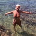 Swimming naked in the sea with LADY-ISABELL666