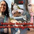 Perra tatuada va a un casting porno sucio [Explorador alemán]