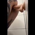 Use suction cup dildo in the shower with FANCY MANDY69