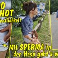 TV-Helena-Kimberly - Cumshot mit Vibro-Stab in der Öffentlichkeit! Mit Sperma in der Hose durch Touri-Massen !!