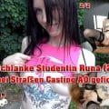 German-Scout - Schlanke Studentin Runa bei Straßen Casting AO gefickt 2