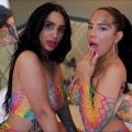 Tyra-Ride - Dominant Latina stepsisters get each other wild