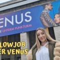 Fan gets blowjob from CremeDeLaCreme93 on Venus