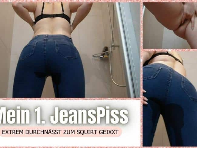 Lea-Kirsch pisst erstmal in ihre Jeans damit du wichst