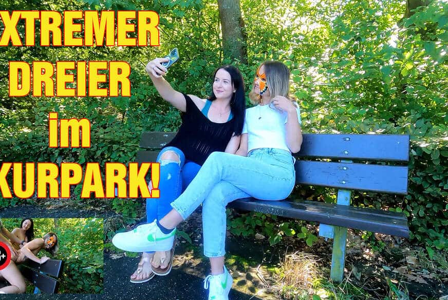 EXTREME THREESOME in the KURPARK! by Emma Secret