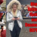 DerPornoBeamte - Blonde Schlampe Outdoor nur in Daunenjacke GEFICKT!