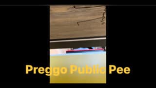 Trixi-Latex – Preggo Public Pee!