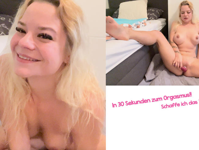 Anna-Lena-Sofia: 30 second orgasm? Can I manage this?