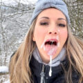 Fucking on the slopes with LISA-SOPHIE