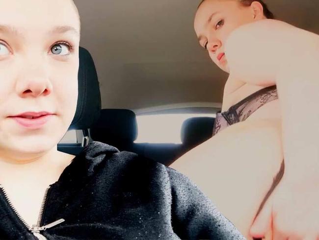HannaSpark - awesome! Caught fucking in the car!