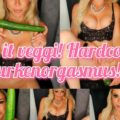 Veggi Gurkenfick mit Tiffany-Wet! Unerwartet harter Orgasmus