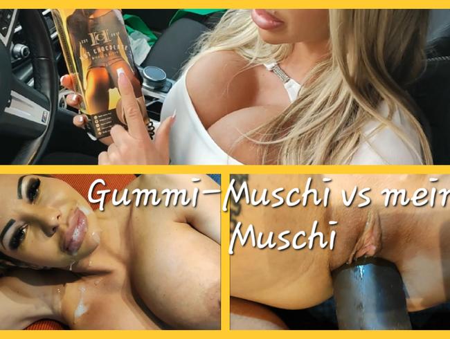 DanielaCoraHansson - Usertest Gummi-Muschi vs meine Muschi mit COF!