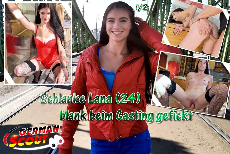 Slim & so hot... Lana is dragged straight from the street @ German Scout