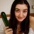 LeahSnuSnu: Which is better? The dildo or the zucchini?
